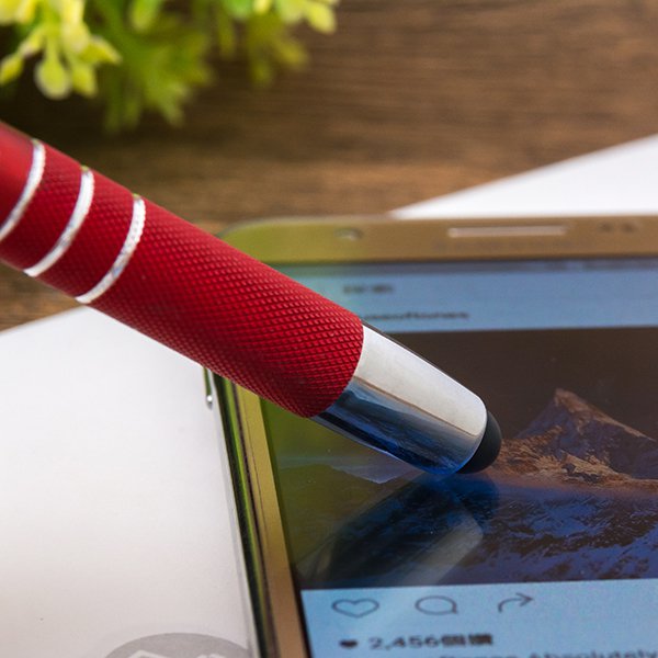 觸控筆-半金屬商務電容禮品-手機觸控廣告筆-客製印刷贈品筆